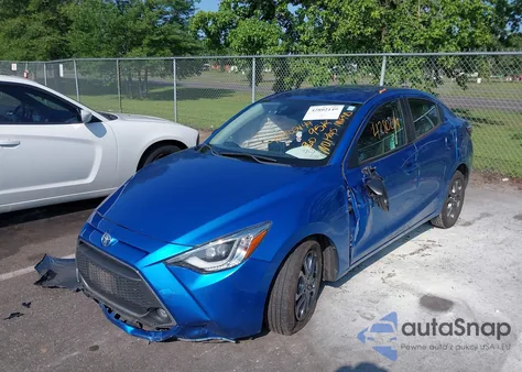 2019 Toyota Yaris Xle z USA, uszkodzony, nr VIN 3MYDLBYV7KY523952